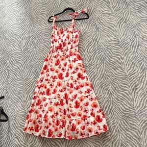 Matilda Jane Red and White Floral Maxi Dress